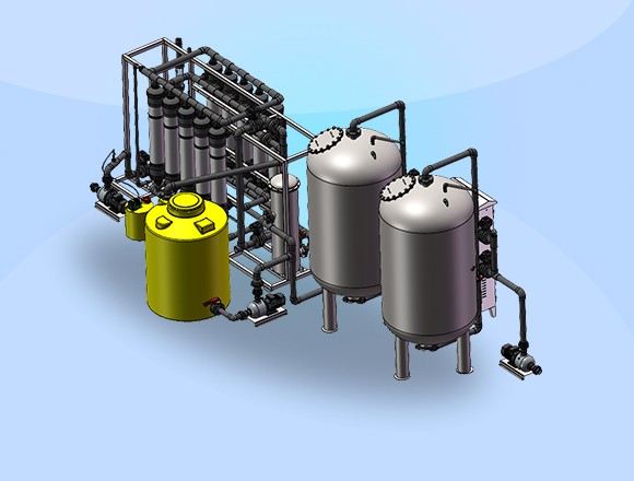 15T/H(每小時(shí)15噸)超濾凈水設(shè)備